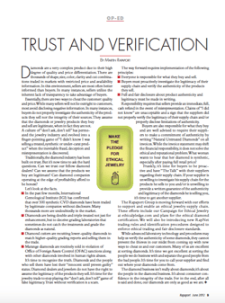 Trust and Verification
