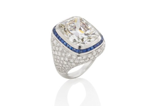 Christies Paris 25.40ct diamond ring