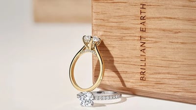 Diamond rings from Brilliant Earths Truly Brilliant collection credit Brilliant Earth