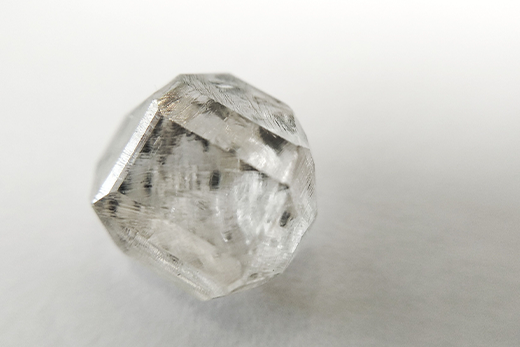 Rough lab-grown diamond credit Shutterstock_520