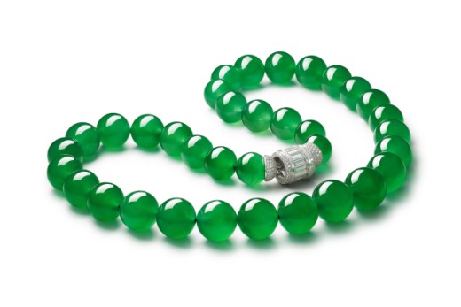 Sothebys Important Jewels jadeite and diamond necklace