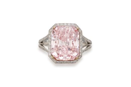 Sotheby's purple pink diamond ring