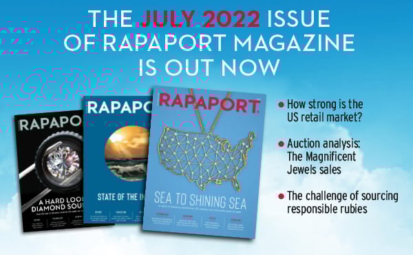 Rapaport July Issue Image